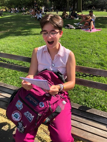 picture of kat in a park