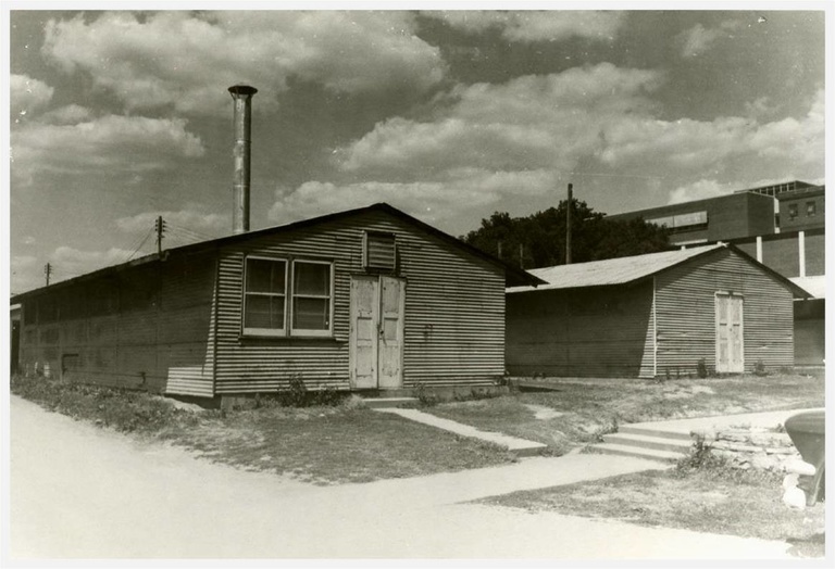old picture of quonset huts