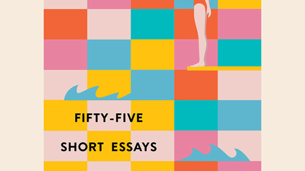 book cover with yellow orange and teal squares