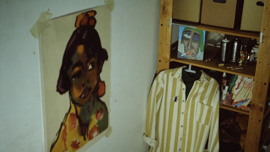 picture of paintings in a room