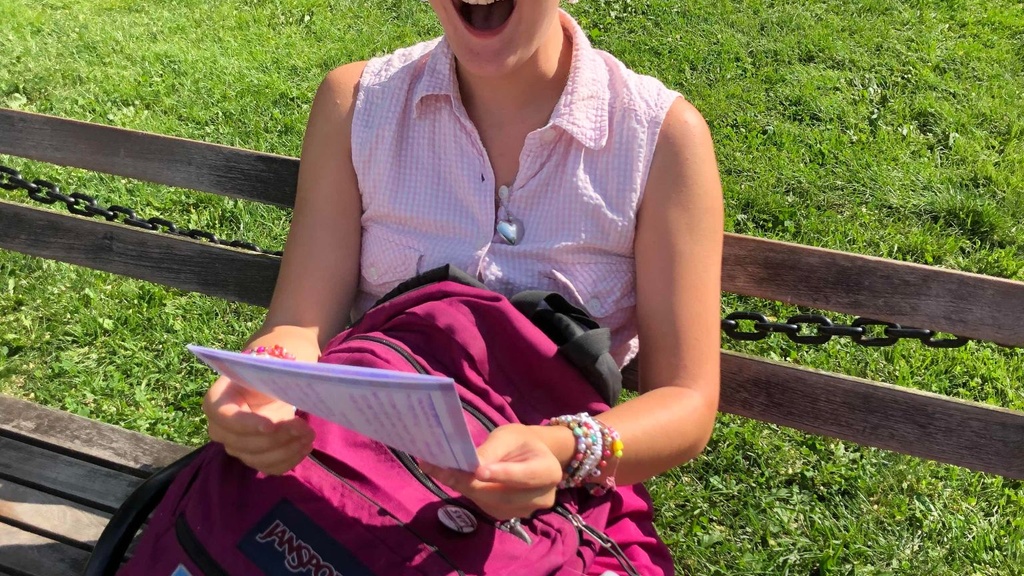 picture of kat in a park